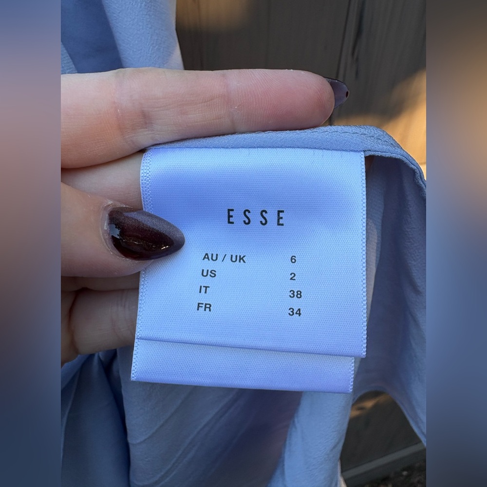 Esse Studios Illi Strapless Stretch-Knit And Silk… - image 6